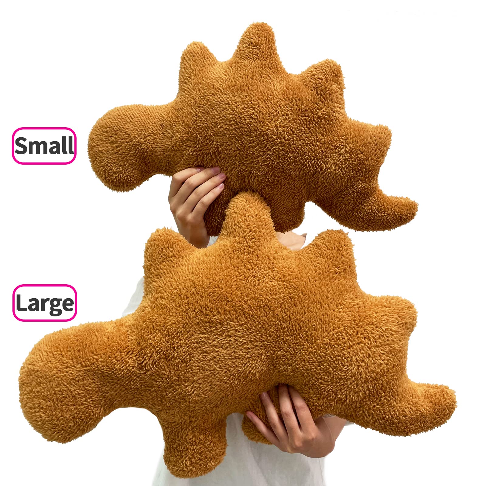 Foto 3 pulgar | Almohada Isaacalyx Dino Nugget Stegosaurus de Felpa 60 cm - Venta Internacional