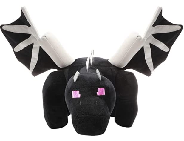 Foto 2 pulgar | Almohada de Peluche con Forma de Dragón Negro 30 cm - Venta Internacional