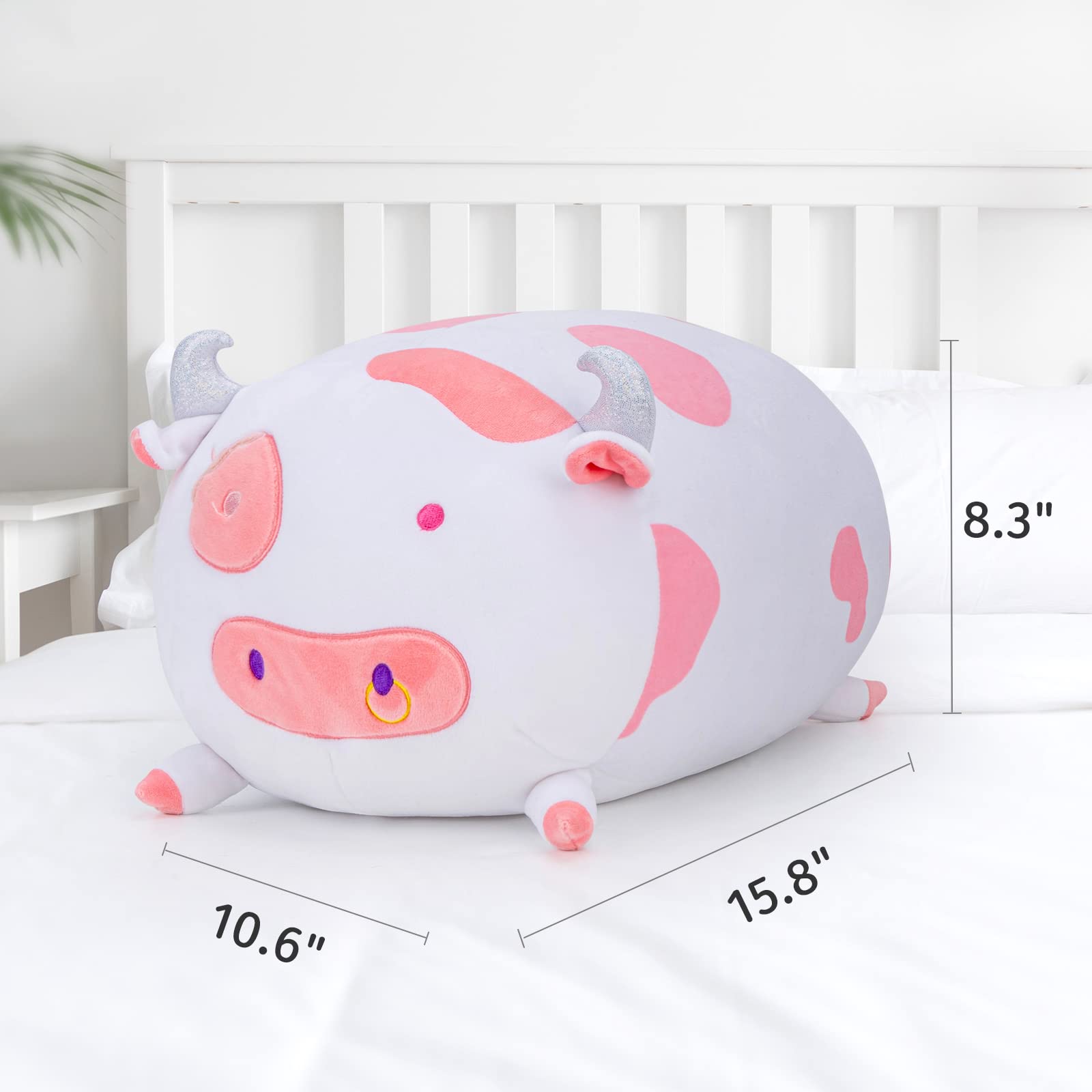 Foto 5 pulgar | Almohada de Peluche Mewaii Vaca de 40 Cm - Venta Internacional