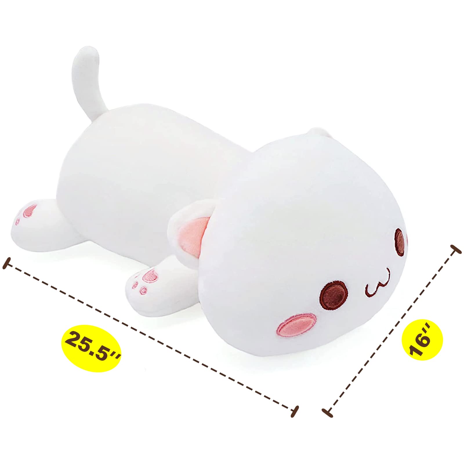 Foto 4 pulgar | Almohada de Peluche Onsoyours con Forma de Bonito Gatito de Peluche 25,5 Cm - Venta Internacional