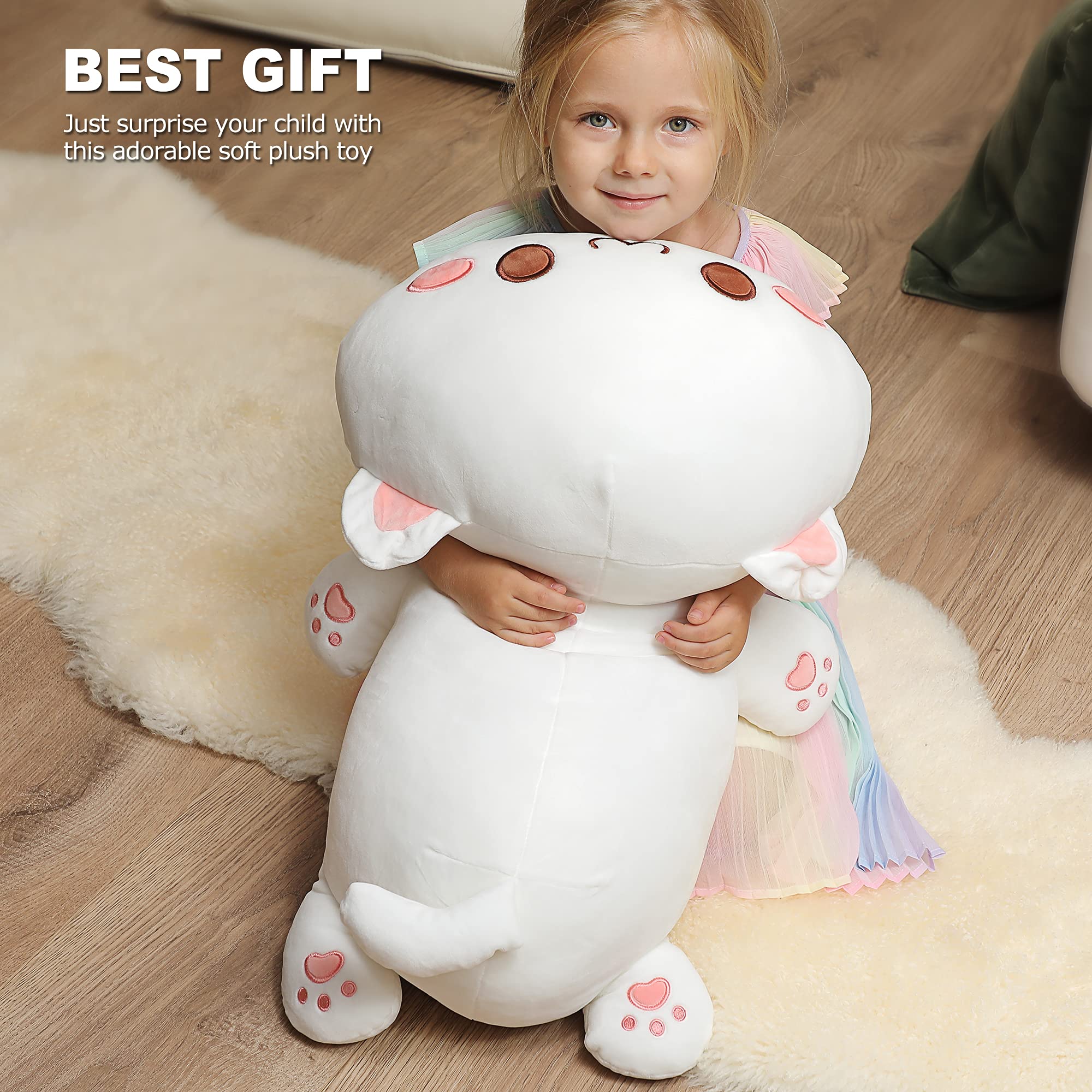 Foto 6 | Almohada de Peluche Onsoyours con Forma de Bonito Gatito de Peluche 25,5 Cm - Venta Internacional