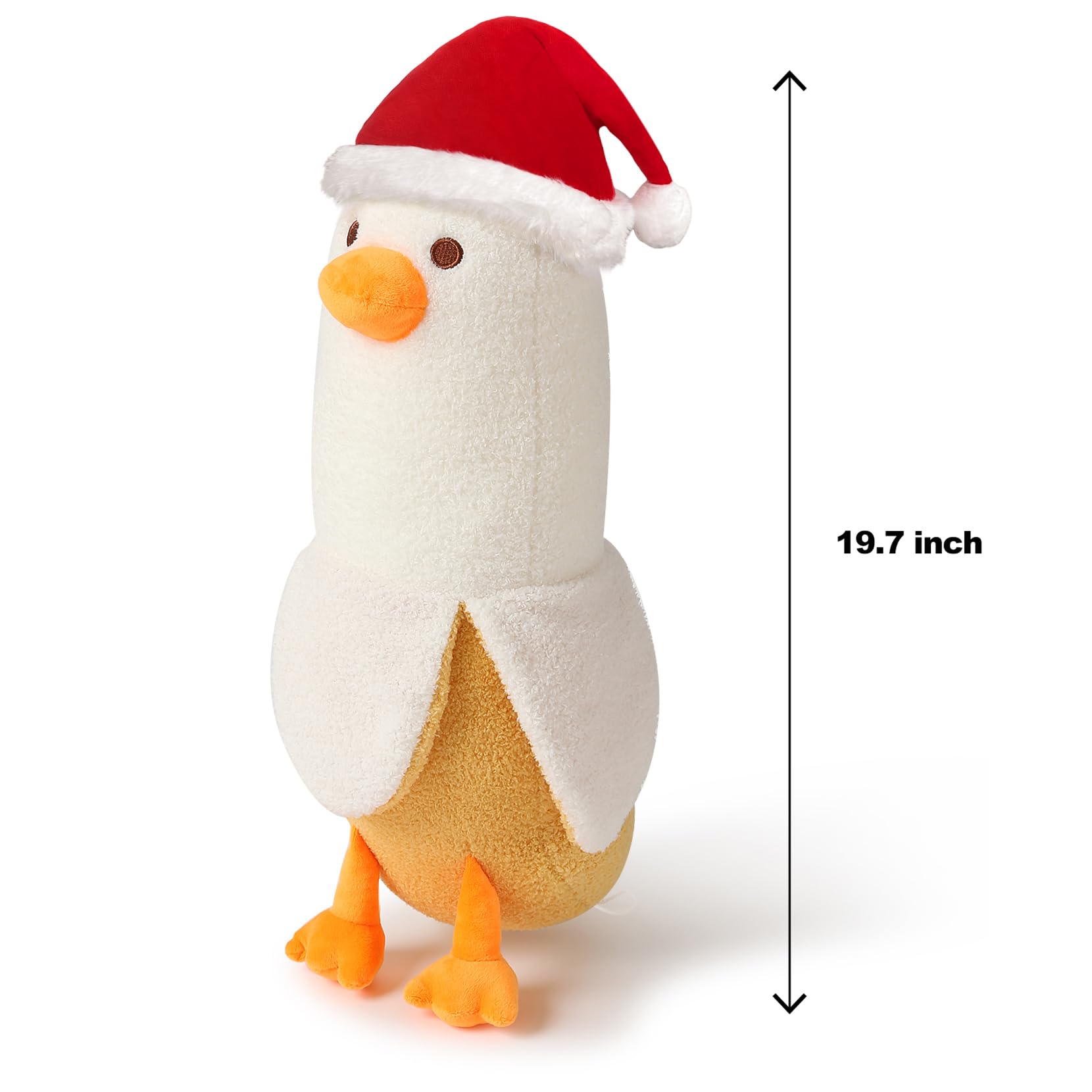 Foto 3 pulgar | Almohada de Peluche con Forma de Pato Plátano 50 cm - Venta Internacional