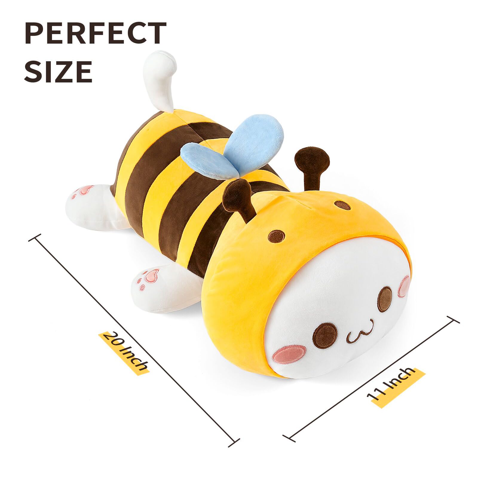 Foto 4 pulgar | Peluche Onsoyours, Bonito Gatito, Abeja, 20 Cm - Venta Internacional.