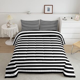 Foto 3 | Juego de Edredón King Size Erosebridal a Rayas - Venta Internacional