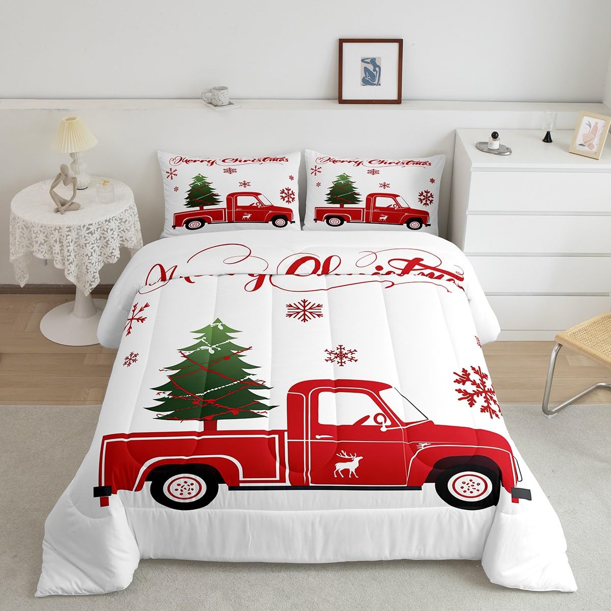 Juego de Edredón Erosebridal con Forma de Árbol de Navidad - Venta Internacional $1,648