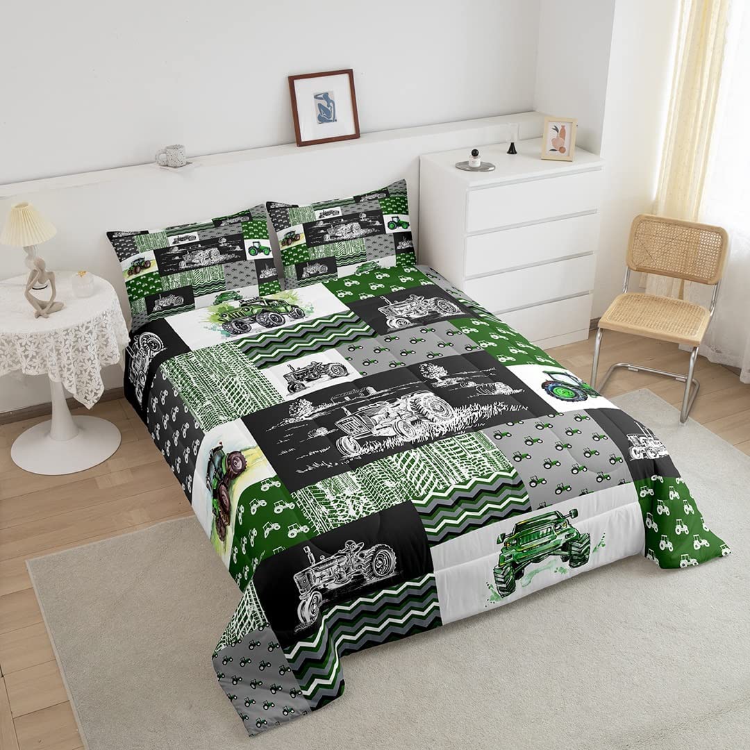 Foto 3 pulgar | Juego de Ropa de Cama Erosebridal Tractor King con Edredón y 2 Fundas de Almohada - Venta Internacional