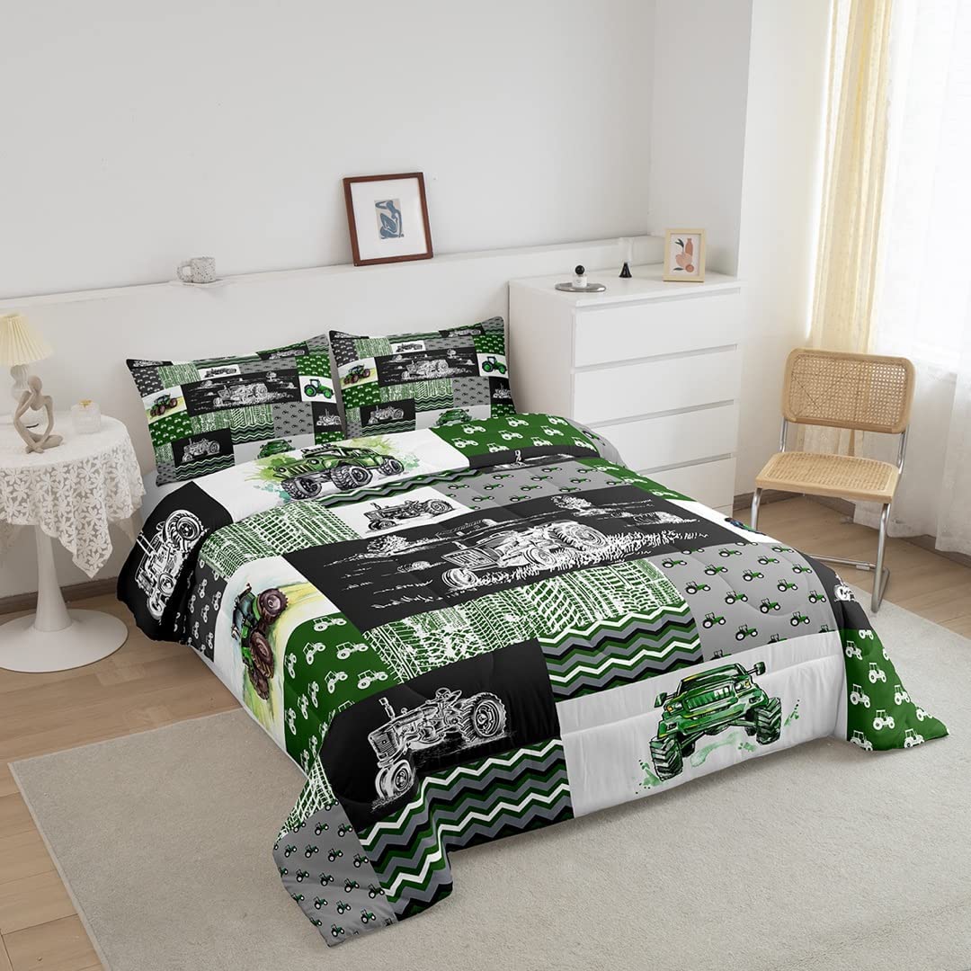 Foto 4 pulgar | Juego de Ropa de Cama Erosebridal Tractor King con Edredón y 2 Fundas de Almohada - Venta Internacional