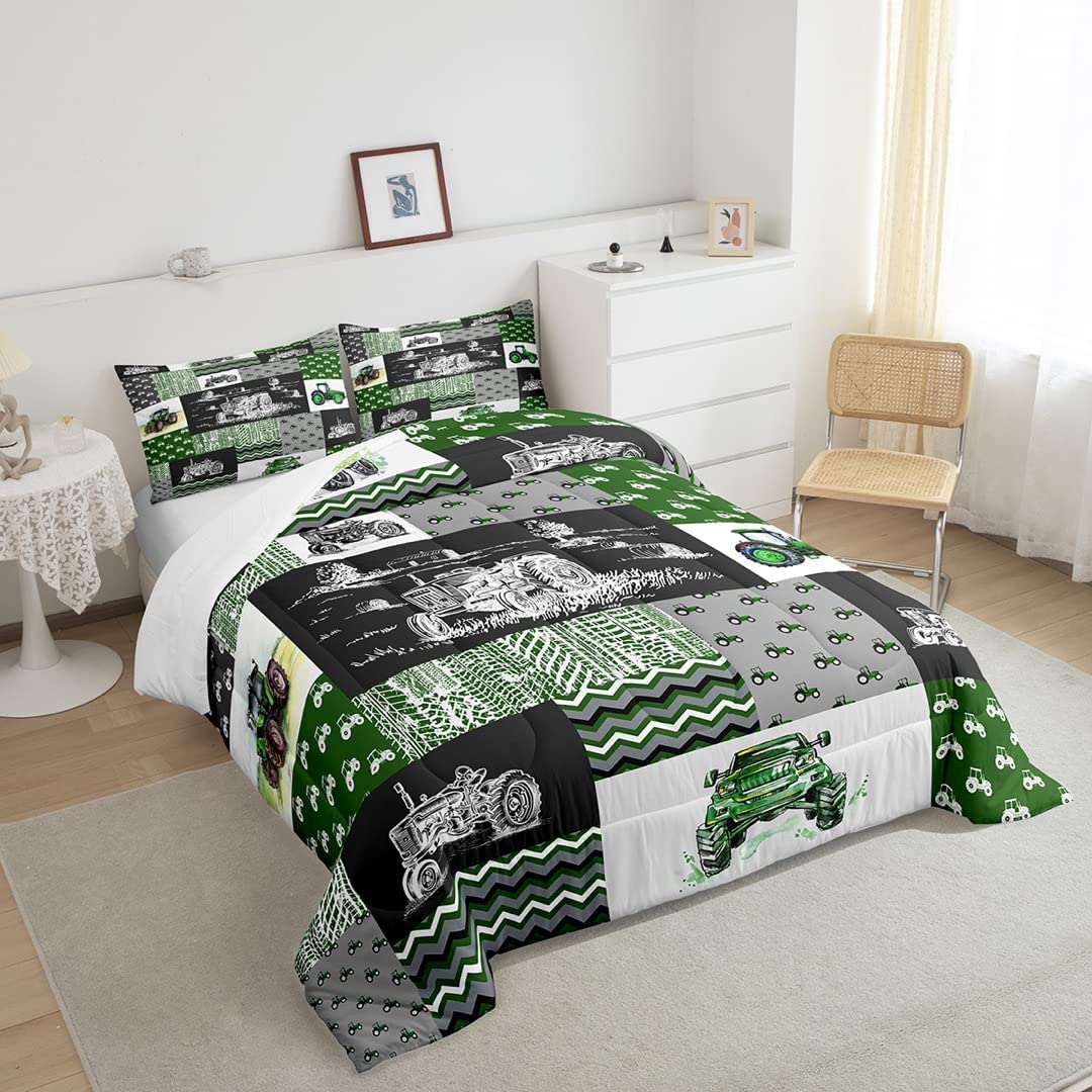 Foto 5 pulgar | Juego de Ropa de Cama Erosebridal Tractor King con Edredón y 2 Fundas de Almohada - Venta Internacional