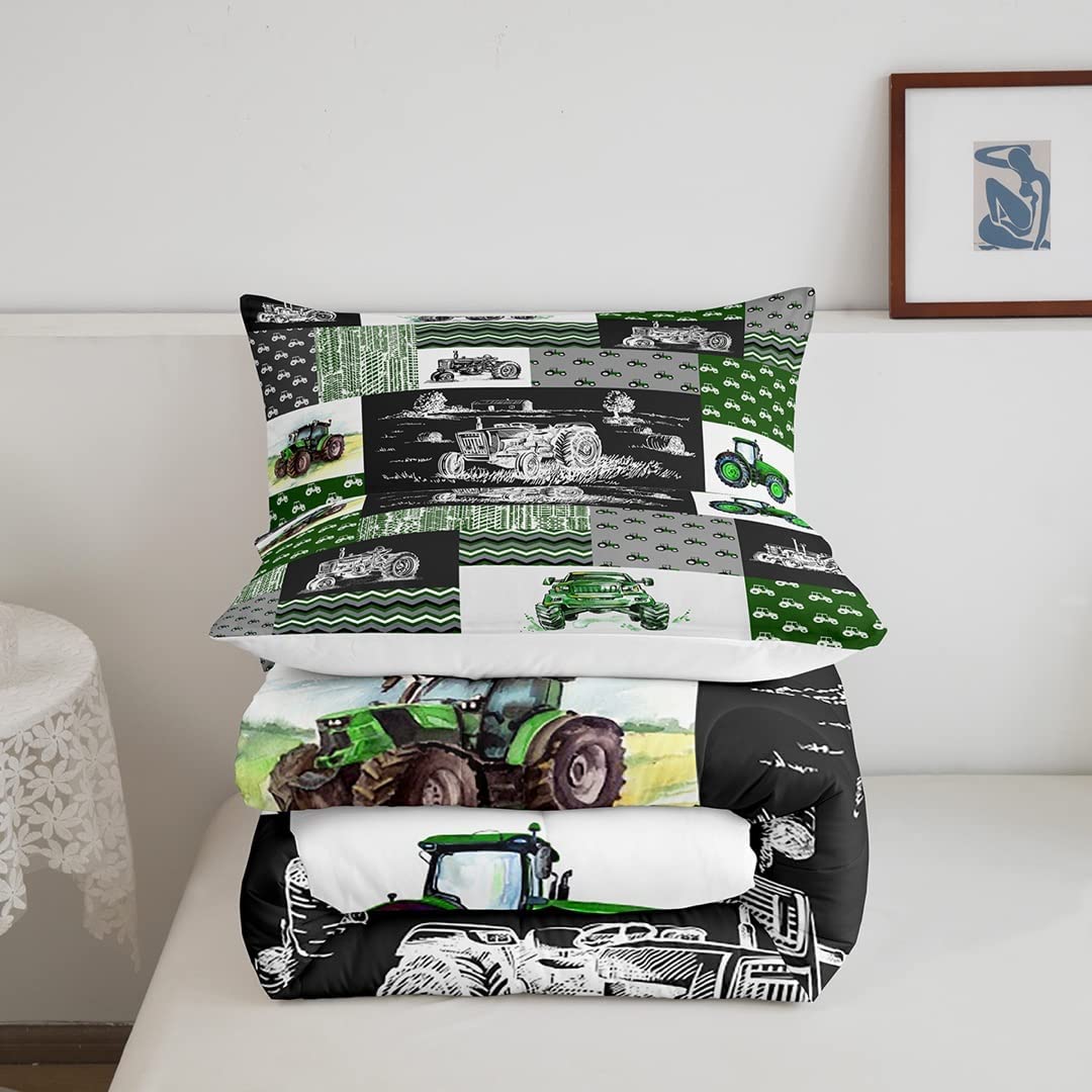 Foto 5 | Juego de Ropa de Cama Erosebridal Tractor King con Edredón y 2 Fundas de Almohada - Venta Internacional