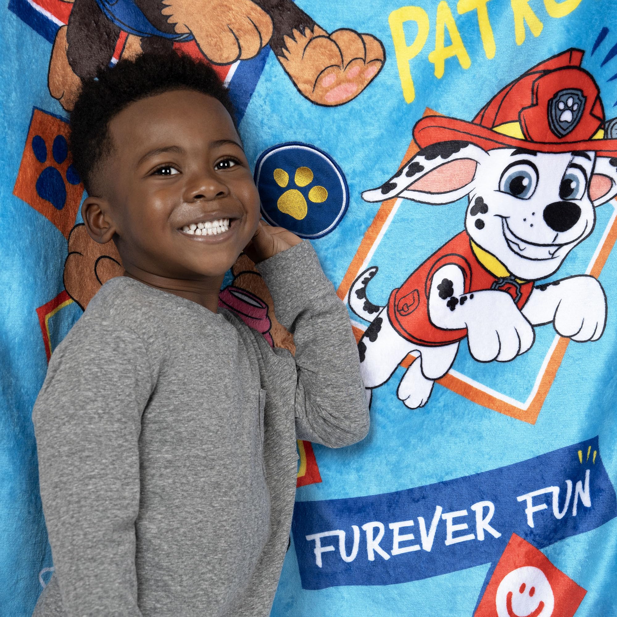 Foto 3 pulgar | Manta De Felpa Cálida Y Musical Paw Patrol Para Niños Pequeños - Venta Internacional