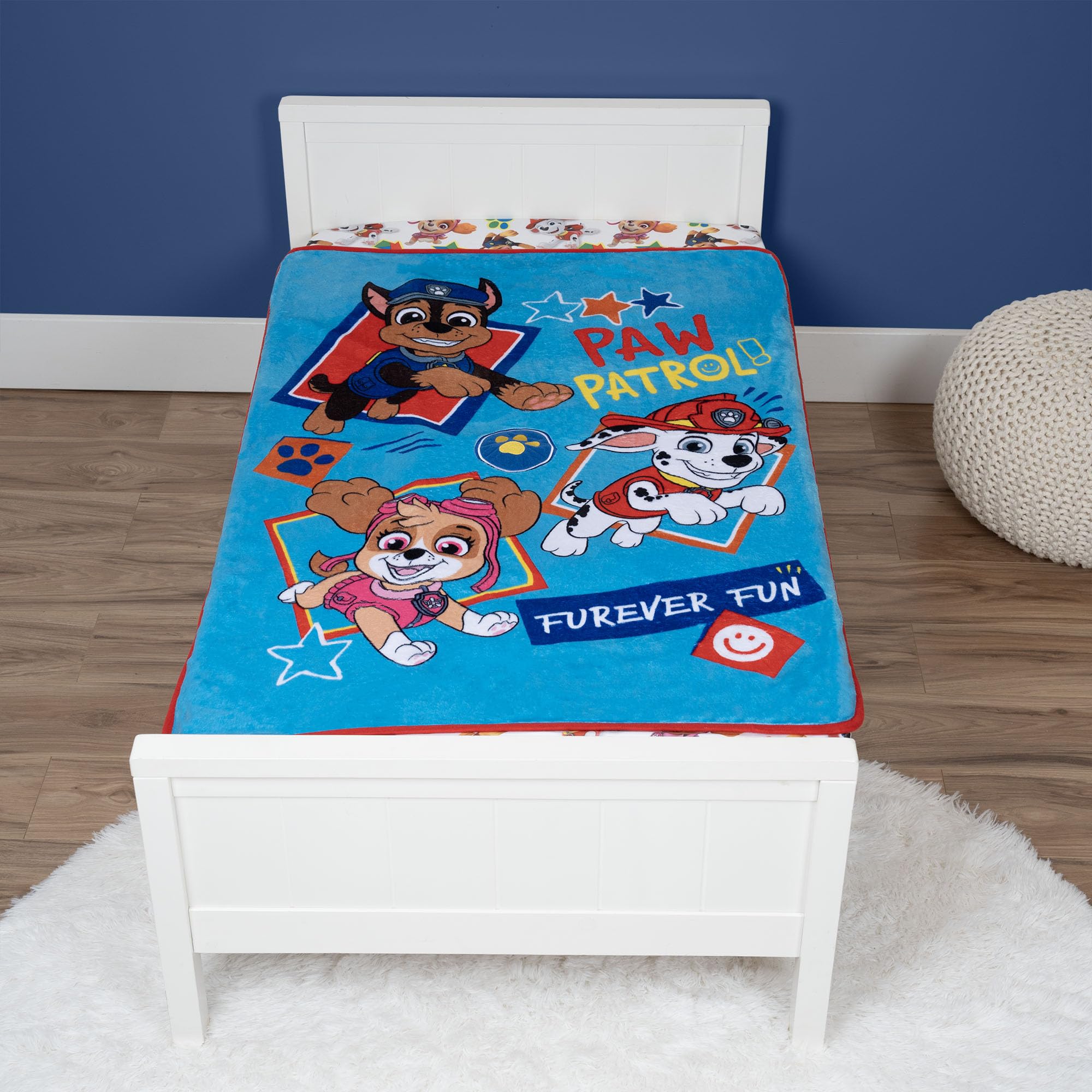 Foto 6 | Manta De Felpa Cálida Y Musical Paw Patrol Para Niños Pequeños - Venta Internacional