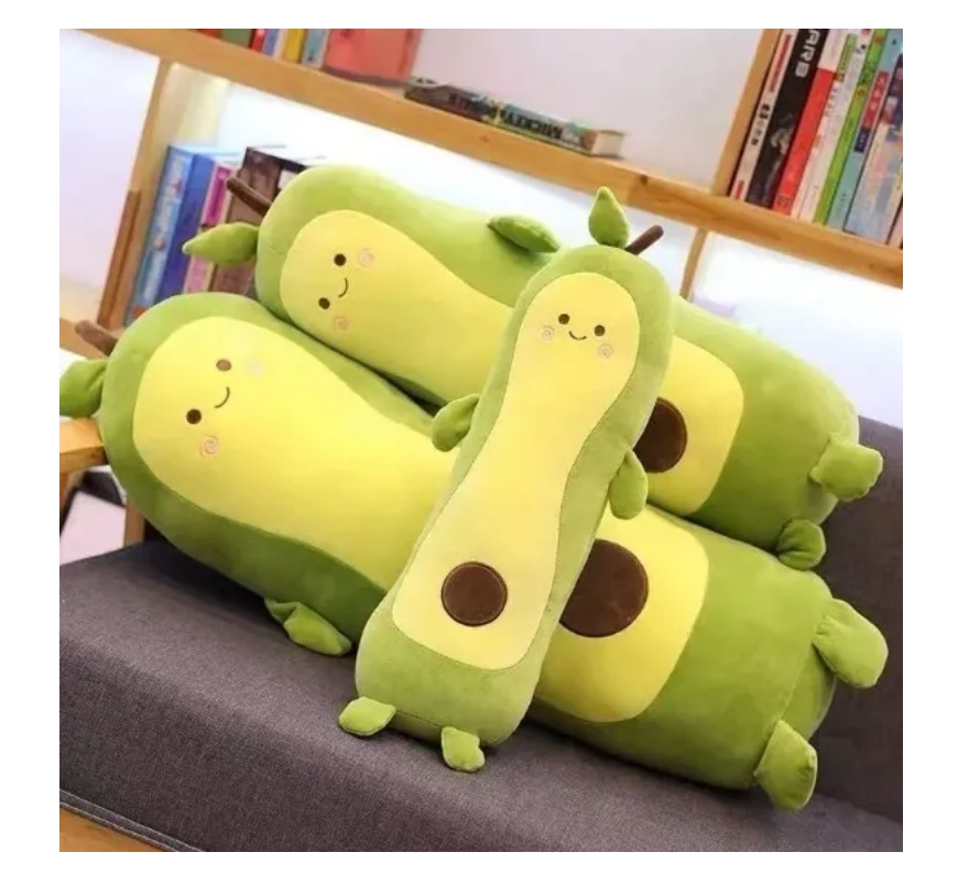 Foto 3 pulgar | Almohada de Peluche Alargada de 63 Cm con Forma de Aguacate - Venta Internacional