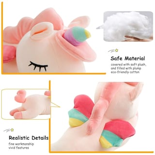 Foto 3 | Cojín de Peluche con Forma de Unicornio- Venta Internacional