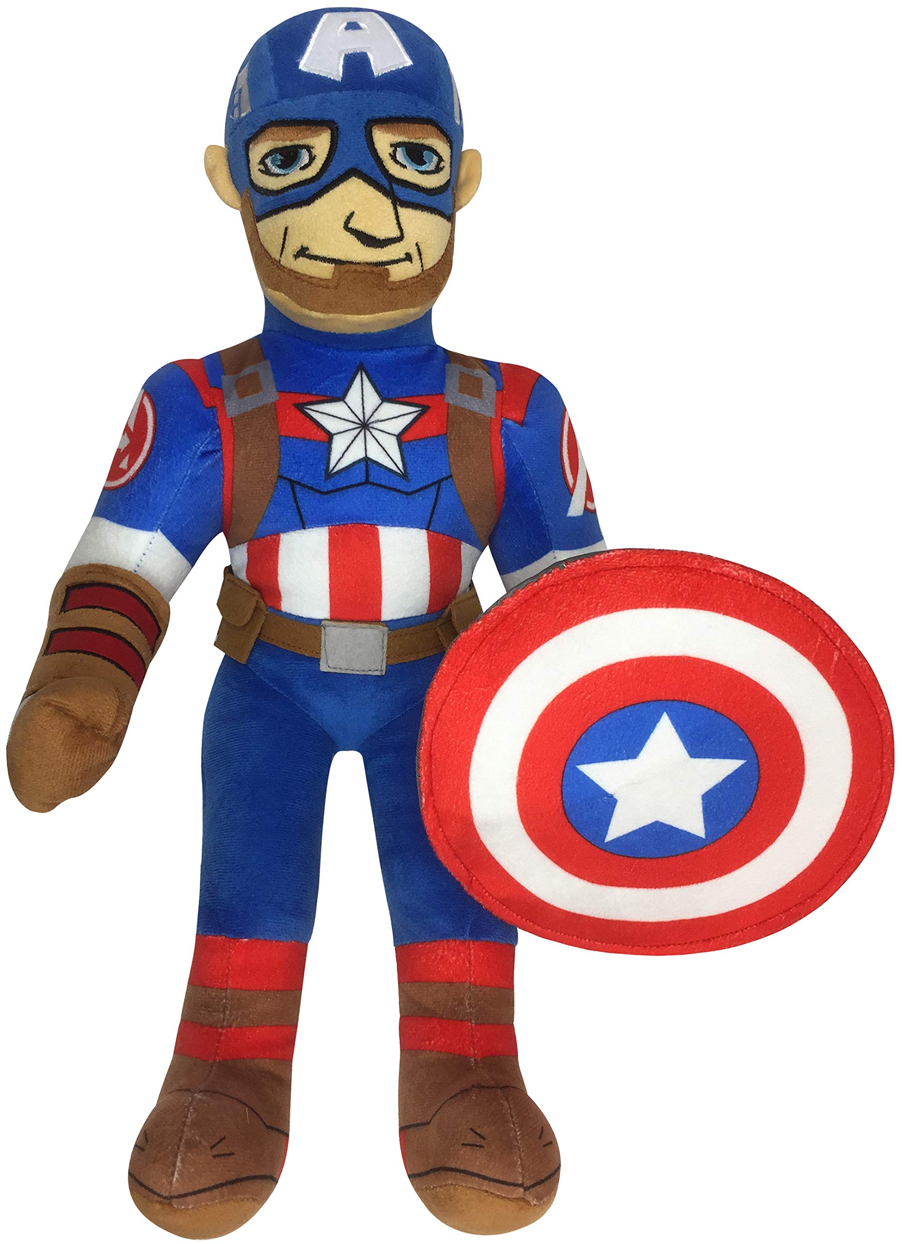 Almohada De Peluche Buddy Marvel Capitán América 50 Cm - Venta Internacional.