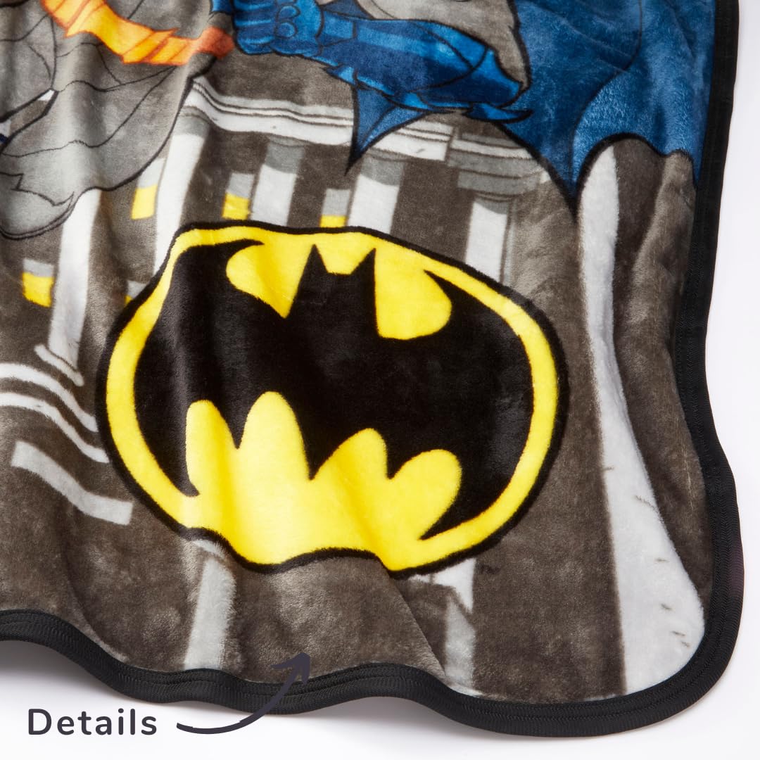 Foto 5 pulgar | Ropa De Cama Infantil Throw Franco Batman Dc Comics, 100 X 125 Cm - Venta Internacional.