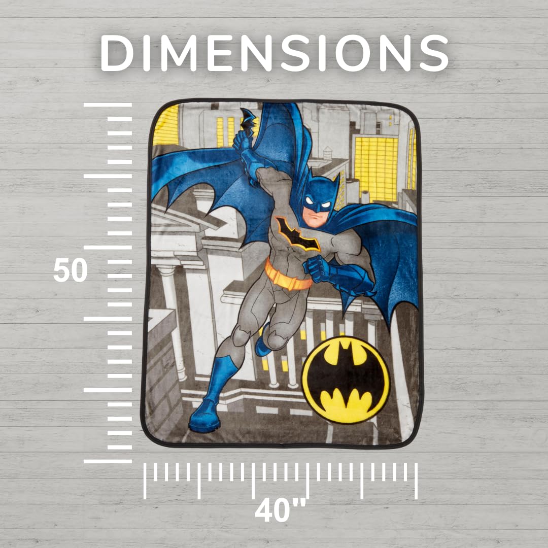 Foto 7 pulgar | Ropa De Cama Infantil Throw Franco Batman Dc Comics, 100 X 125 Cm - Venta Internacional.