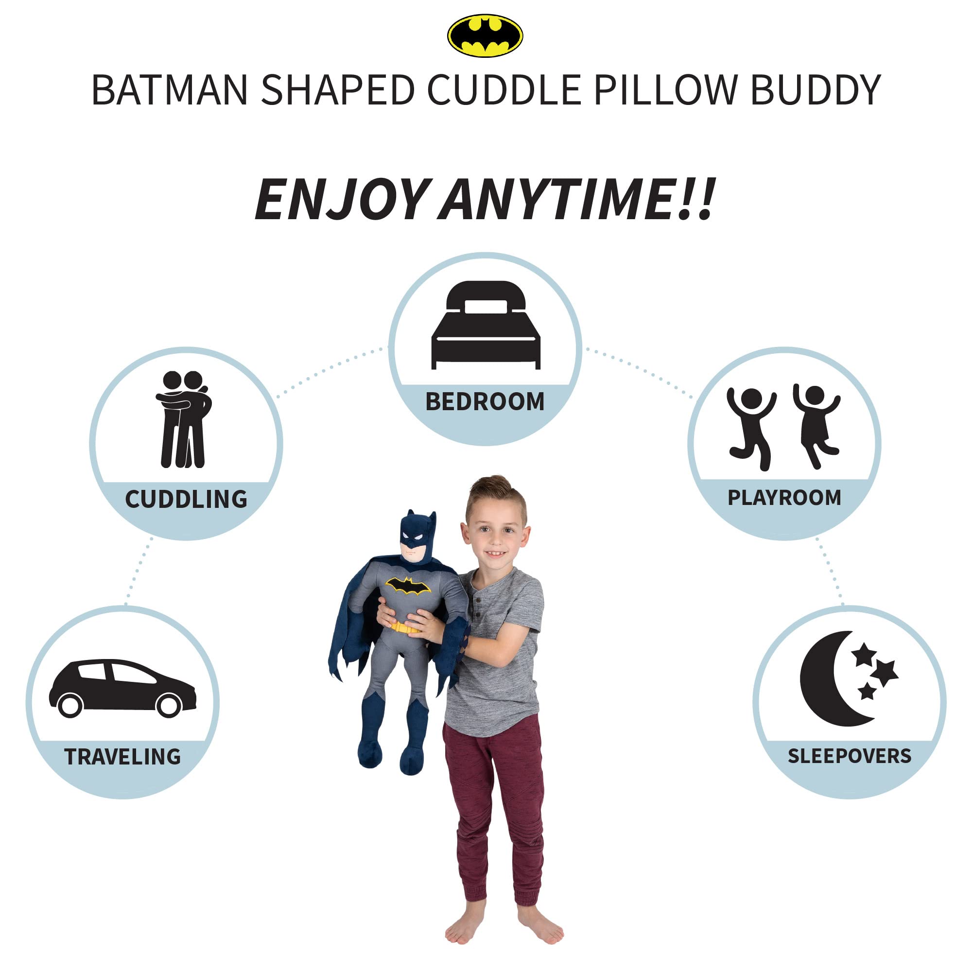 Foto 4 pulgar | Peluche Franco Batman 53 cm para Niños - Venta Internacional