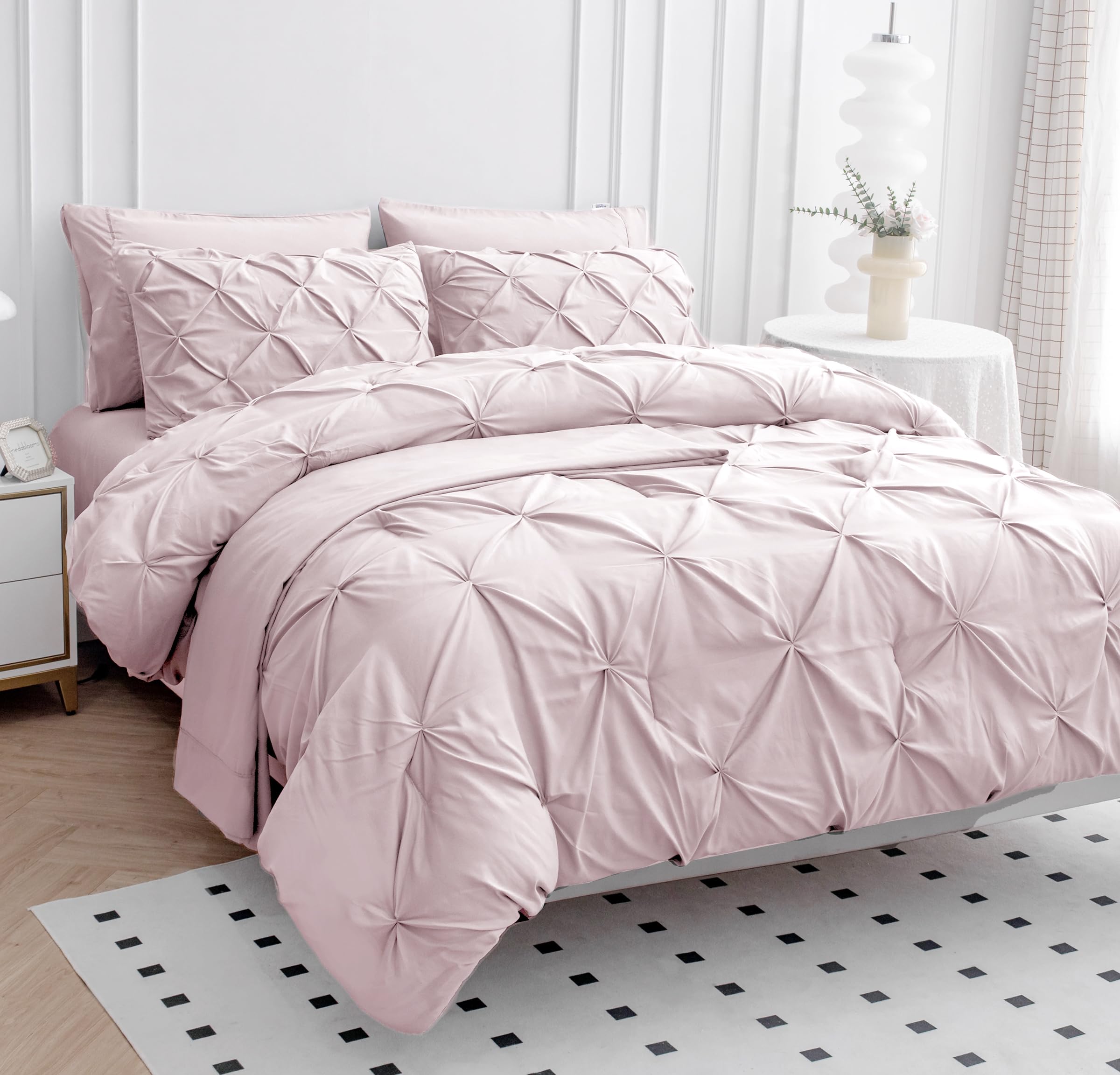 Foto 3 | Juego De Ropa De Cama Lane Linen Para Colchón Split King De 8 Piezas - Venta Internacional.