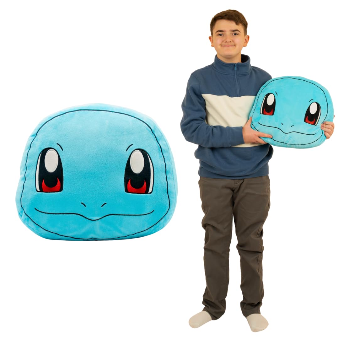 Foto 2 pulgar | Almohada Decorativa De Felpa Franco Pokemon Squirtle Anime - Venta Internacional.