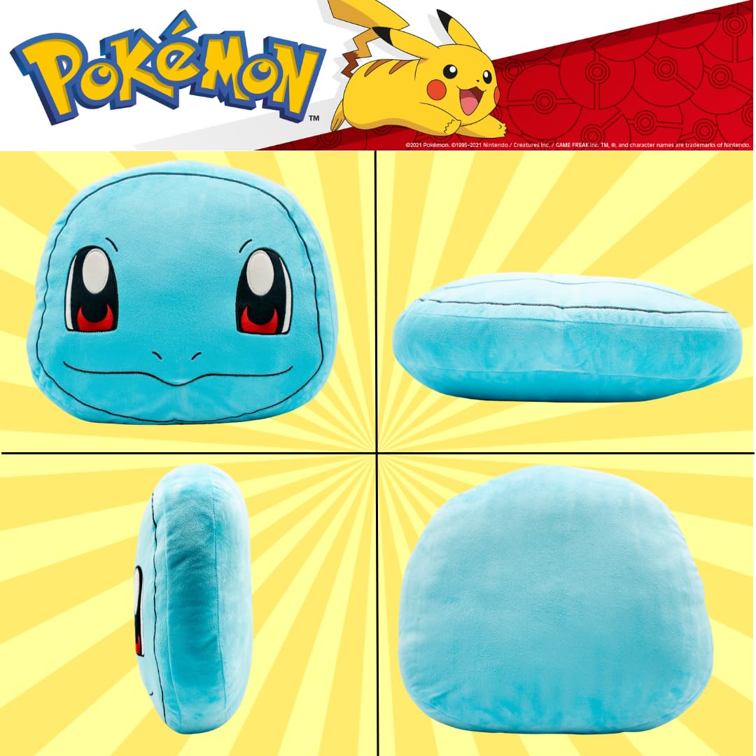 Foto 5 pulgar | Almohada Decorativa De Felpa Franco Pokemon Squirtle Anime - Venta Internacional.