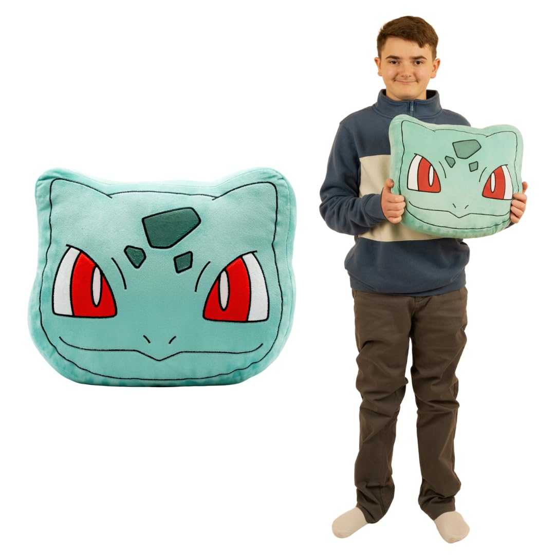 Foto 2 pulgar | Almohada Decorativa Franco Pokemon Bulbasaur Anime Plush - Venta Internacional.