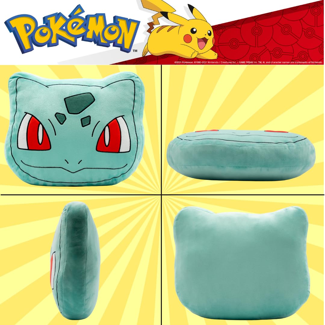 Foto 5 pulgar | Almohada Decorativa Franco Pokemon Bulbasaur Anime Plush - Venta Internacional.