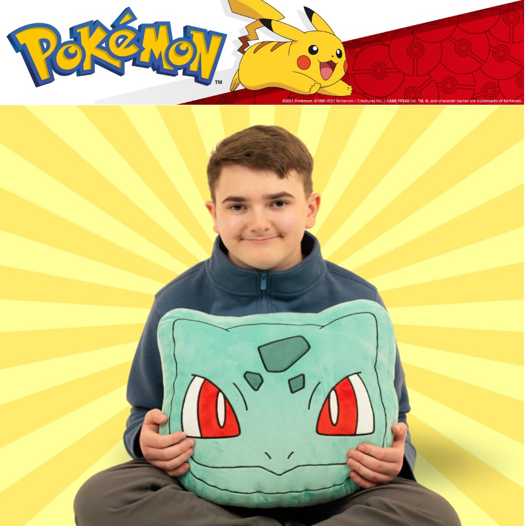 Foto 6 pulgar | Almohada Decorativa Franco Pokemon Bulbasaur Anime Plush - Venta Internacional.