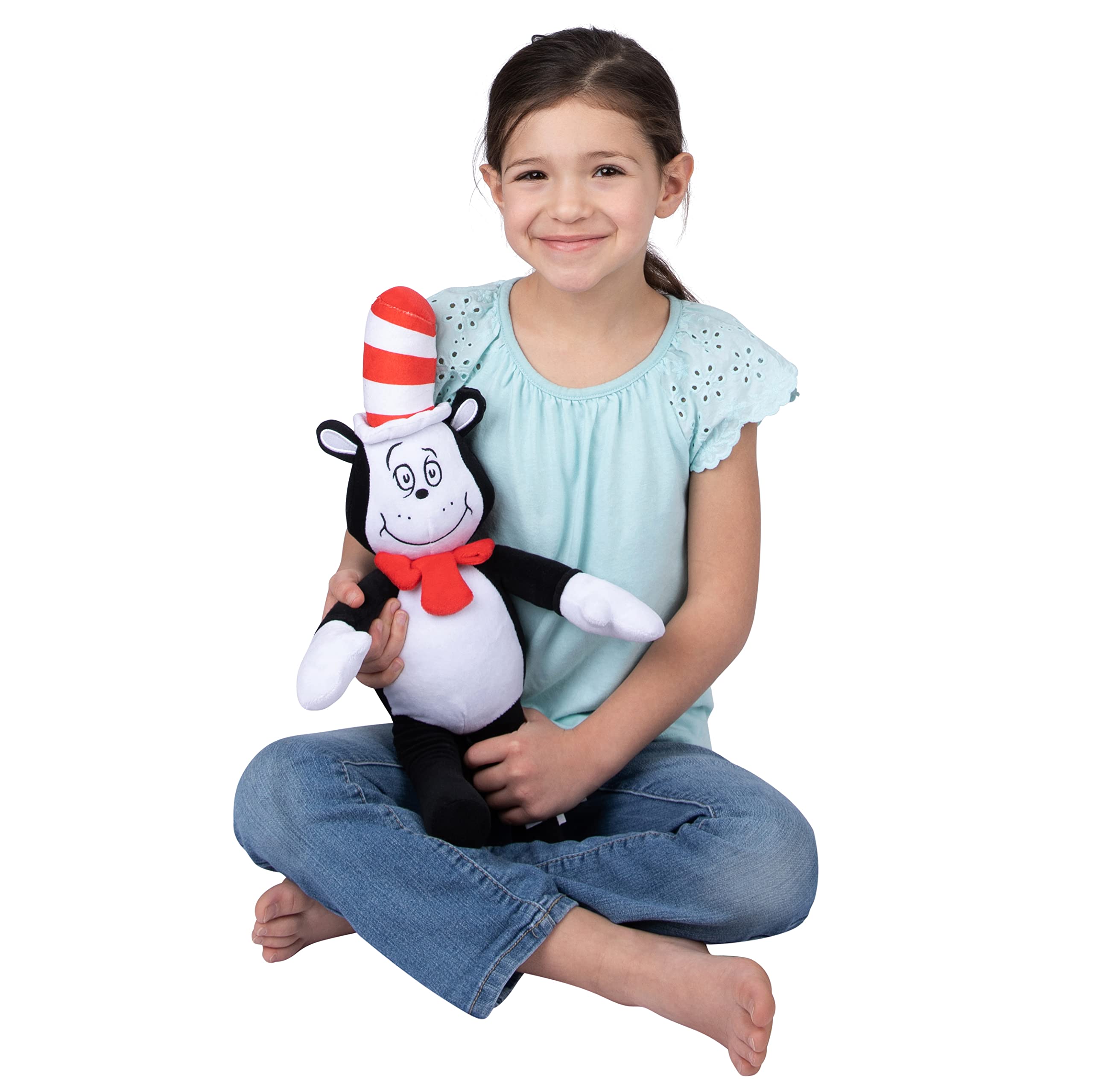 Foto 2 pulgar | Ropa De Cama Infantil Cuddle Pillow Buddy Dr. Seuss Con Forma De Gato Con Sombrero - Venta Internacional.