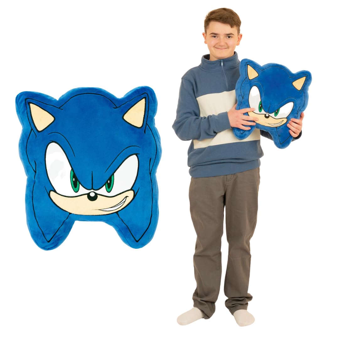 Foto 2 pulgar | Almohada Decorativa Franco Sonic Anime Gaming Super Soft - Venta Internacional.