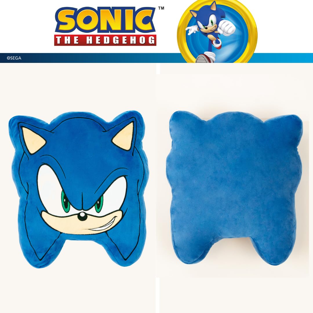 Foto 5 pulgar | Almohada Decorativa Franco Sonic Anime Gaming Super Soft - Venta Internacional.