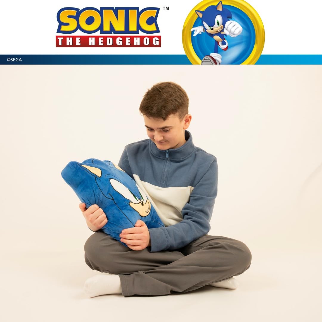 Foto 6 pulgar | Almohada Decorativa Franco Sonic Anime Gaming Super Soft - Venta Internacional.