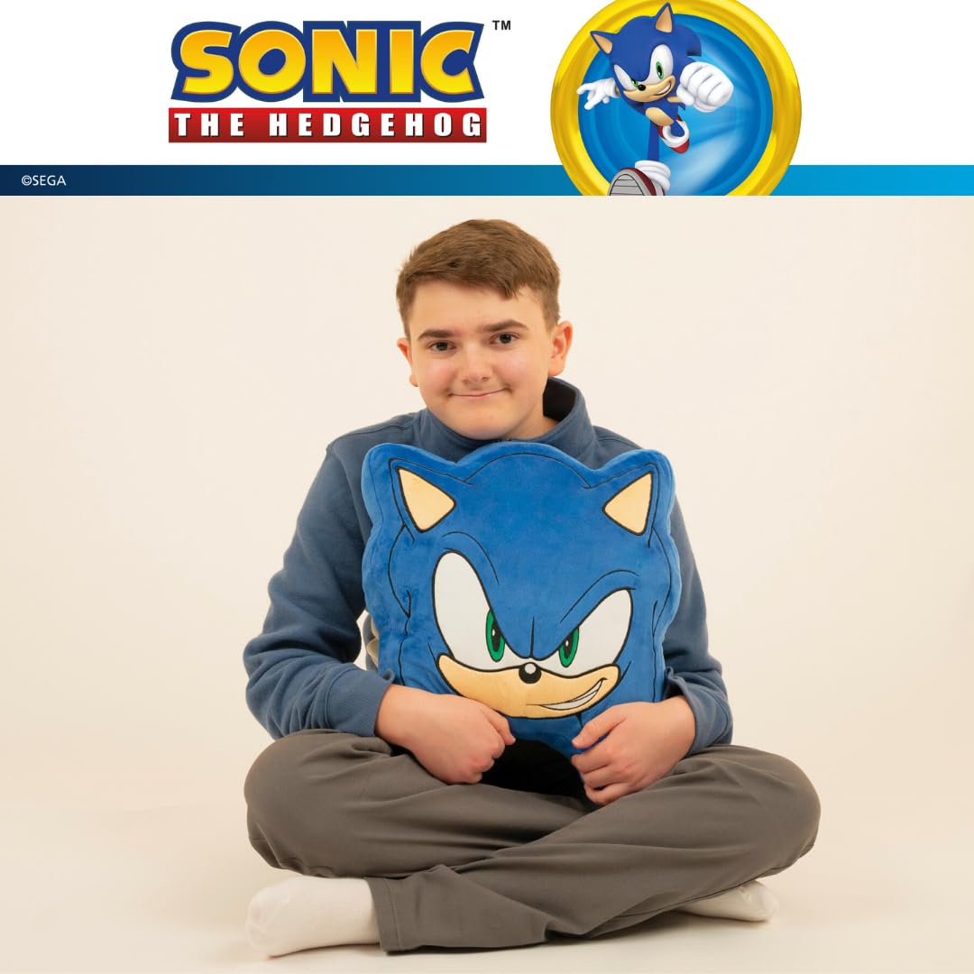 Foto 7 pulgar | Almohada Decorativa Franco Sonic Anime Gaming Super Soft - Venta Internacional.