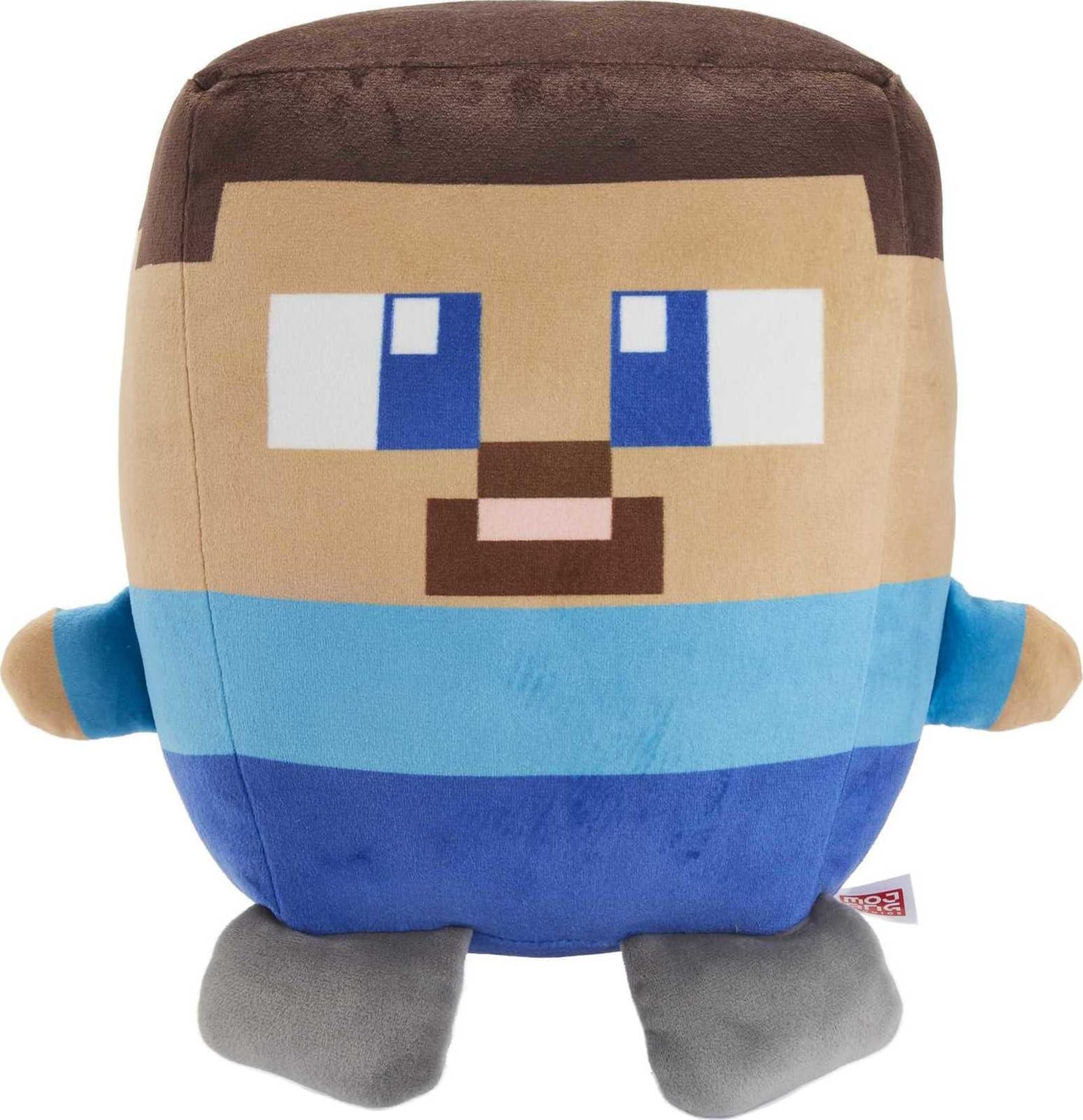 Foto 4 pulgar | Personaje De Peluche Mattel Minecraft Cuutopia Steve 25 Cm - Venta Internacional.