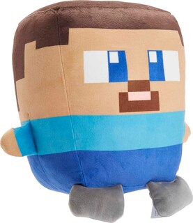 Foto 4 | Personaje De Peluche Mattel Minecraft Cuutopia Steve 25 Cm - Venta Internacional.