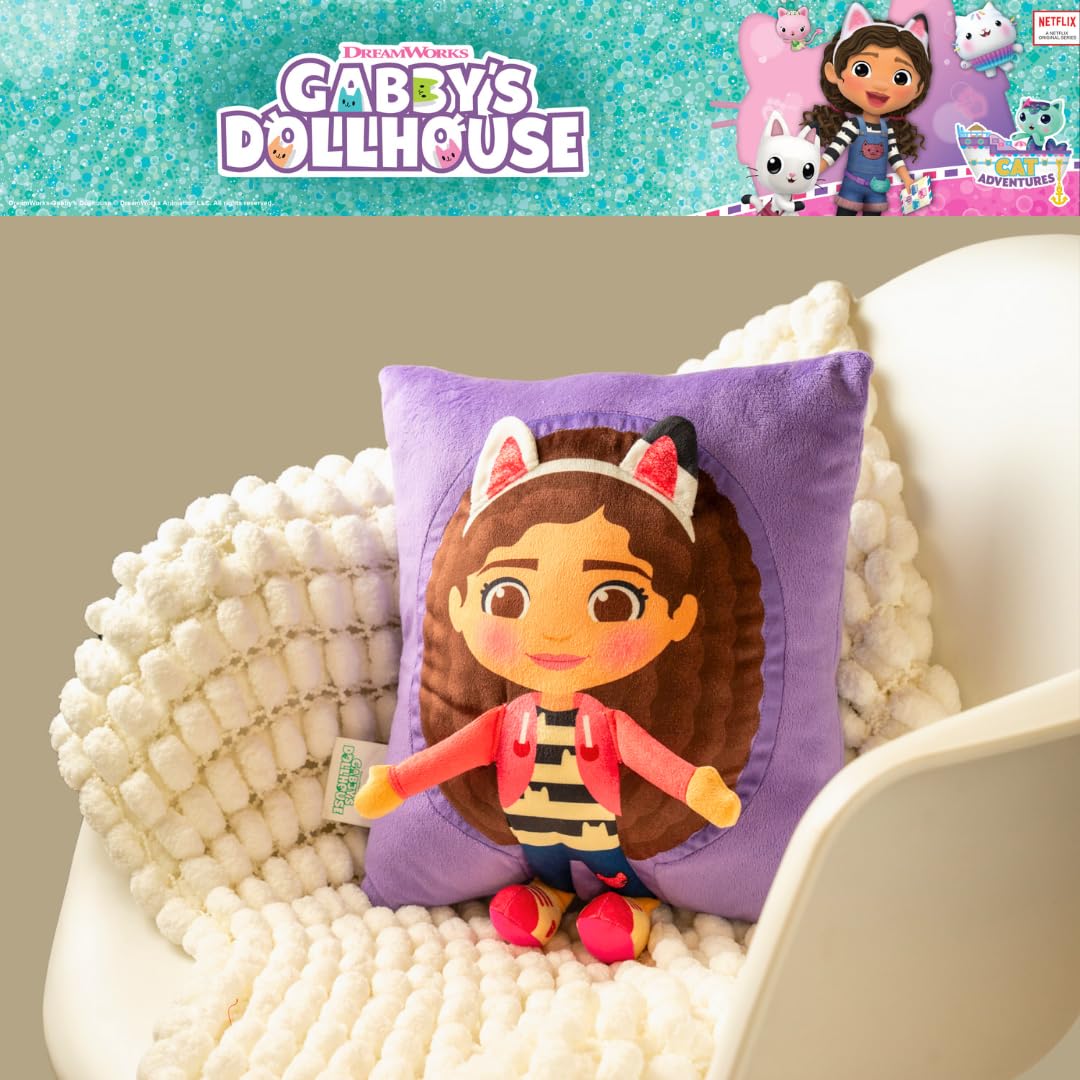 Foto 5 pulgar | Pillow Franco Dreamworks Gabby's Dollhouse Kids, Peluche 3d - Venta Internacional.