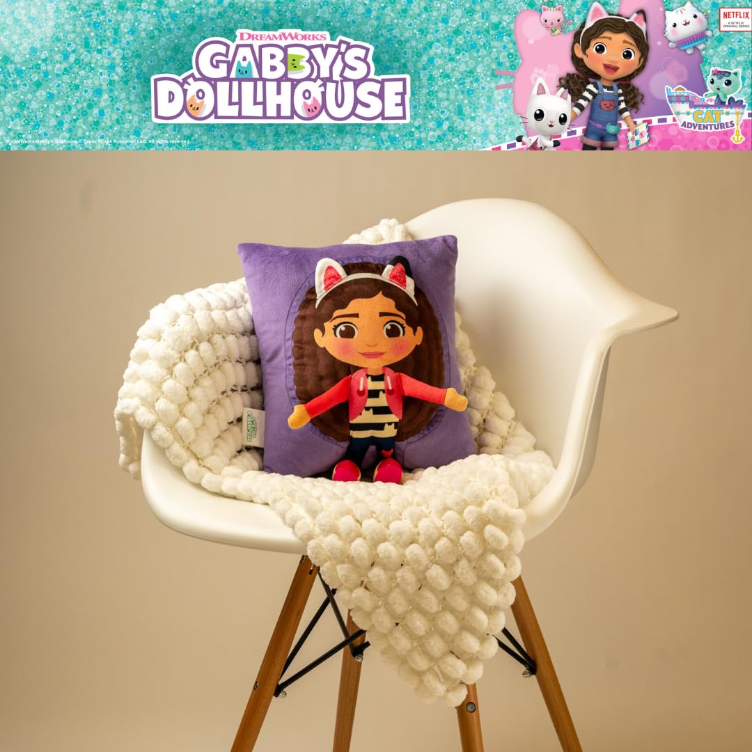 Foto 6 pulgar | Pillow Franco Dreamworks Gabby's Dollhouse Kids, Peluche 3d - Venta Internacional.