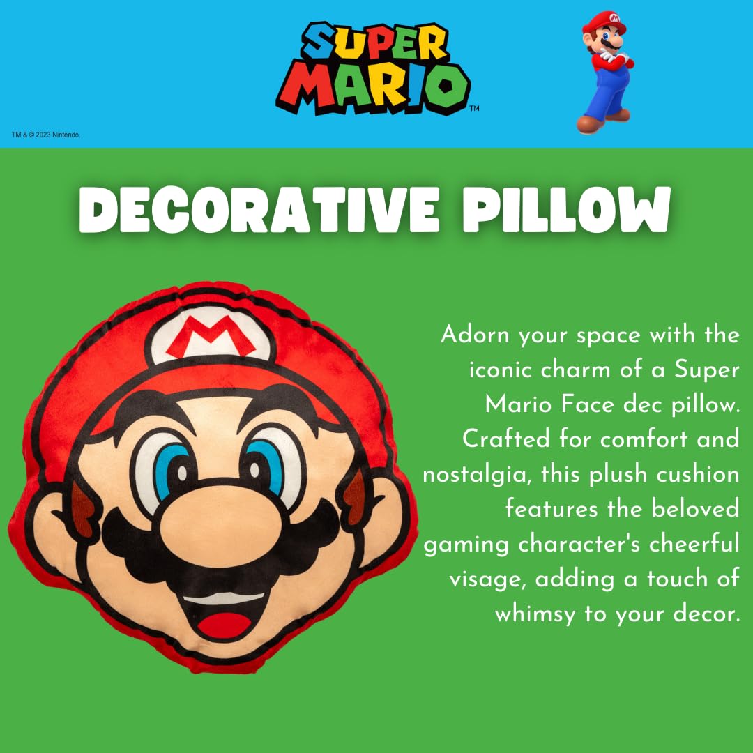 Foto 3 pulgar | Almohada Decorativa Franco Super Mario Soft Plush 40 Cm - Venta Internacional.