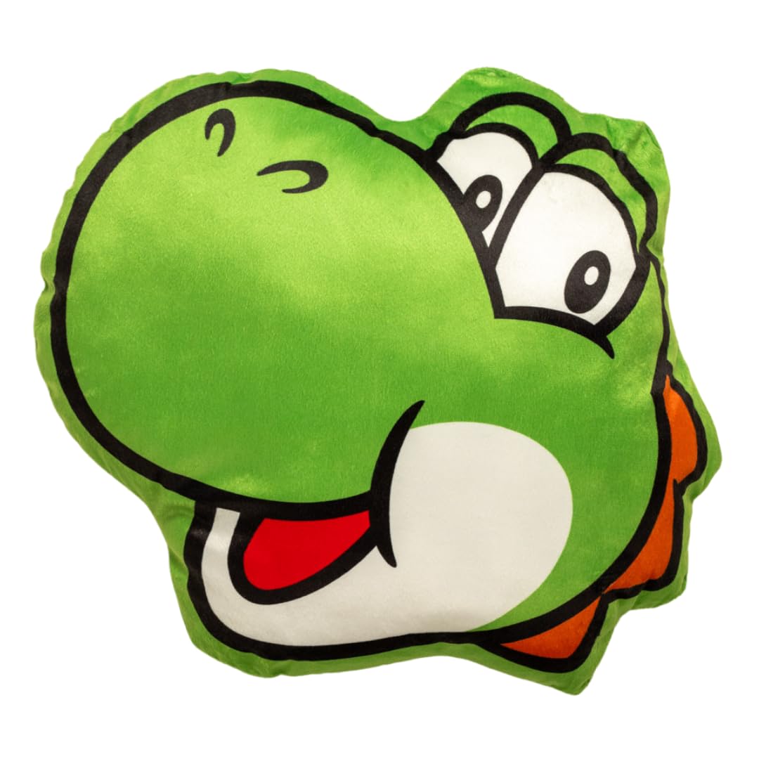 Almohada Decorativa Franco Anime Gaming Yoshi Super Mario - Venta Internacional. $832