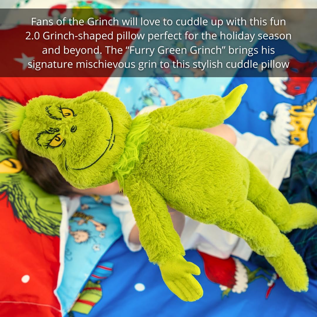 Foto 3 pulgar | Cojín Buddy Franco Dr. Seuss El Grinch De 50 Cm - Venta Internacional.