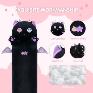 Foto 2 | Almohada Corporal De Felpa Mewaii Long Cat De 50 Cm, 70 Cm, 90 Cm, 110 Cm, 130 Cm - Venta Internacional.