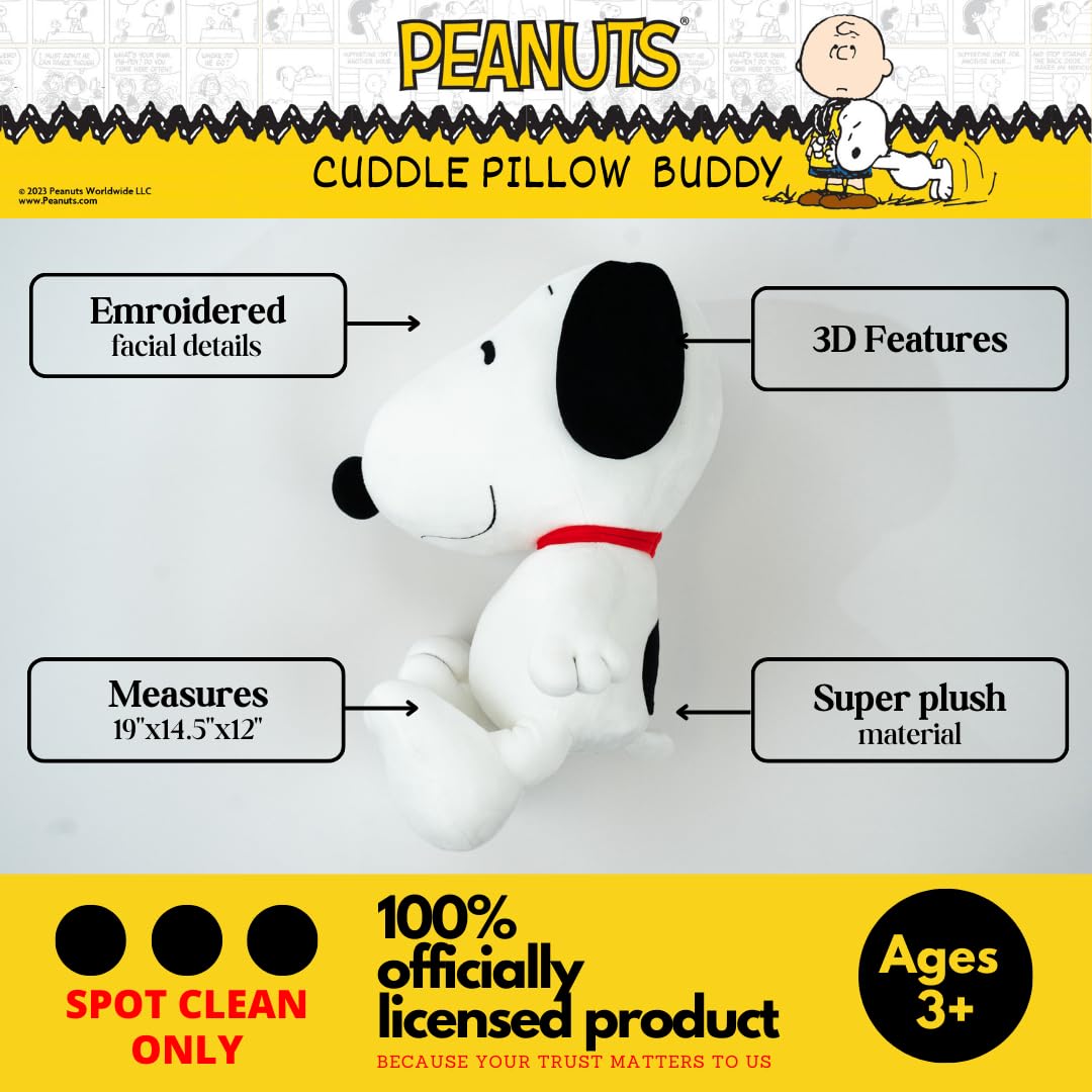 Foto 4 pulgar | Almohada Franco Collectibles Peanuts Snoopy - Venta Internacional.