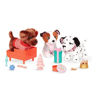 Foto 7 | Set De Accesorios Glitter Girls Holiday Puppy Con Peluche De 15 Cm - Venta Internacional.