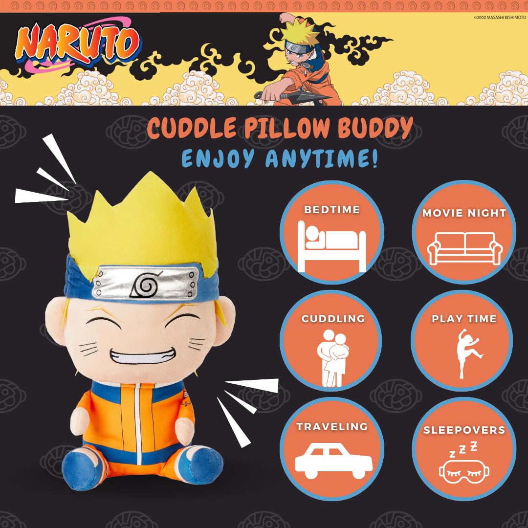 Foto 2 | Almohada De Peluche Buddy Franco Collectibles Naruto Anime - Venta Internacional.