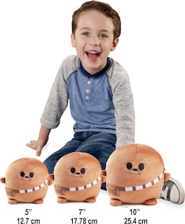 Foto 2 | Peluche Chewbacca Cuutopia Star Wars 25 Cm Mattel - Venta Internacional.