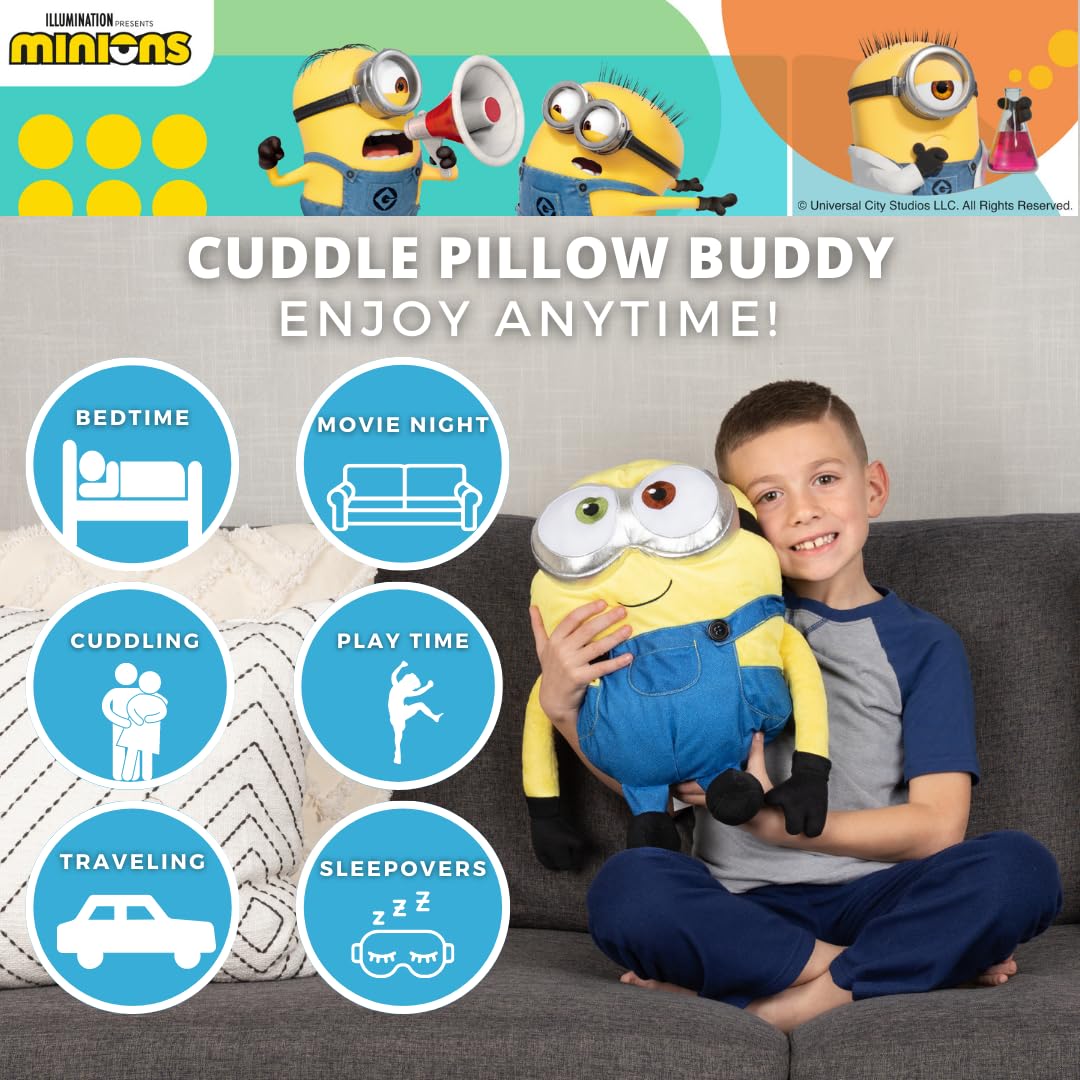 Foto 3 pulgar | Cuddle Pillow Buddy Franco Minions El Ascenso De Gru Bob - Venta Internacional.