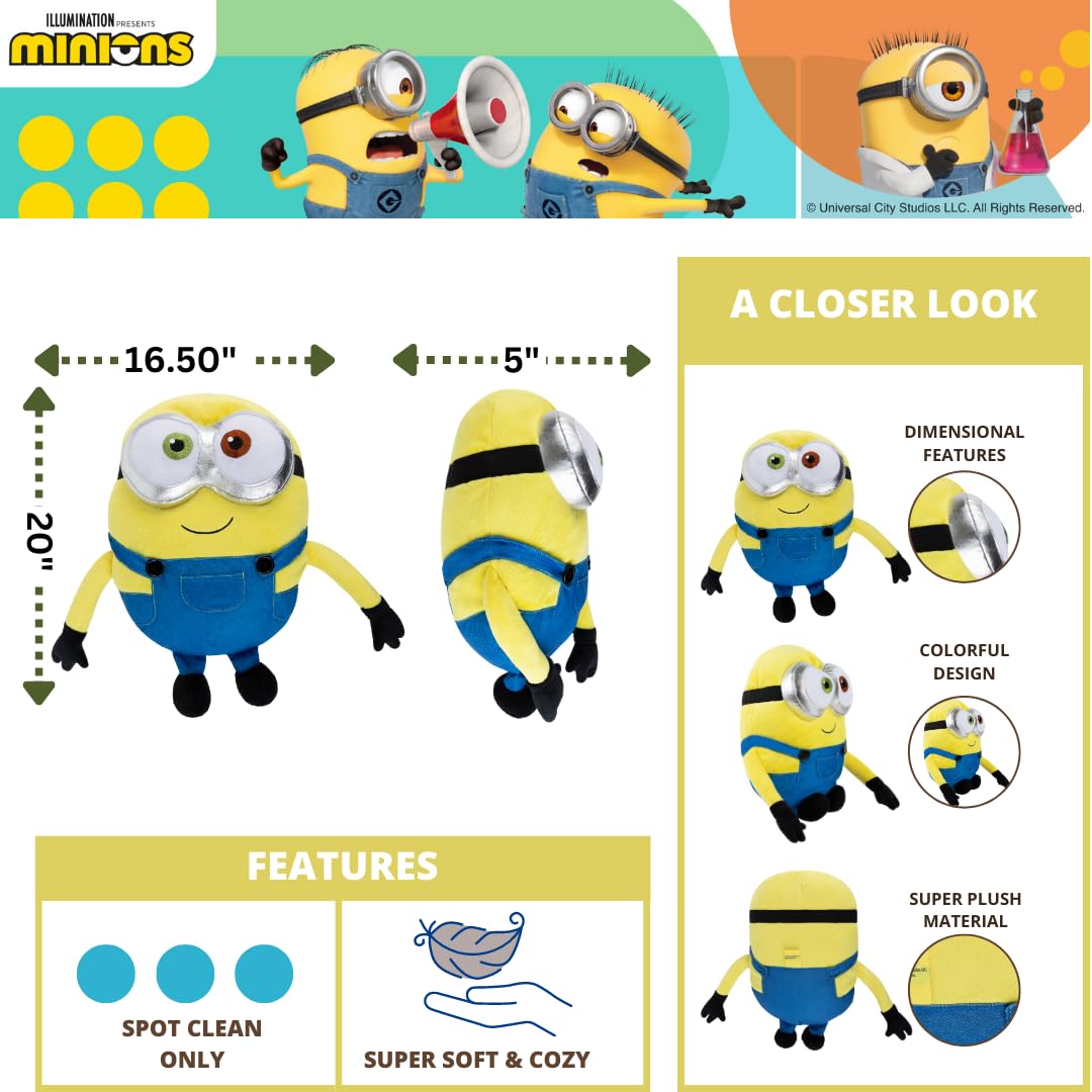 Foto 4 pulgar | Cuddle Pillow Buddy Franco Minions El Ascenso De Gru Bob - Venta Internacional.