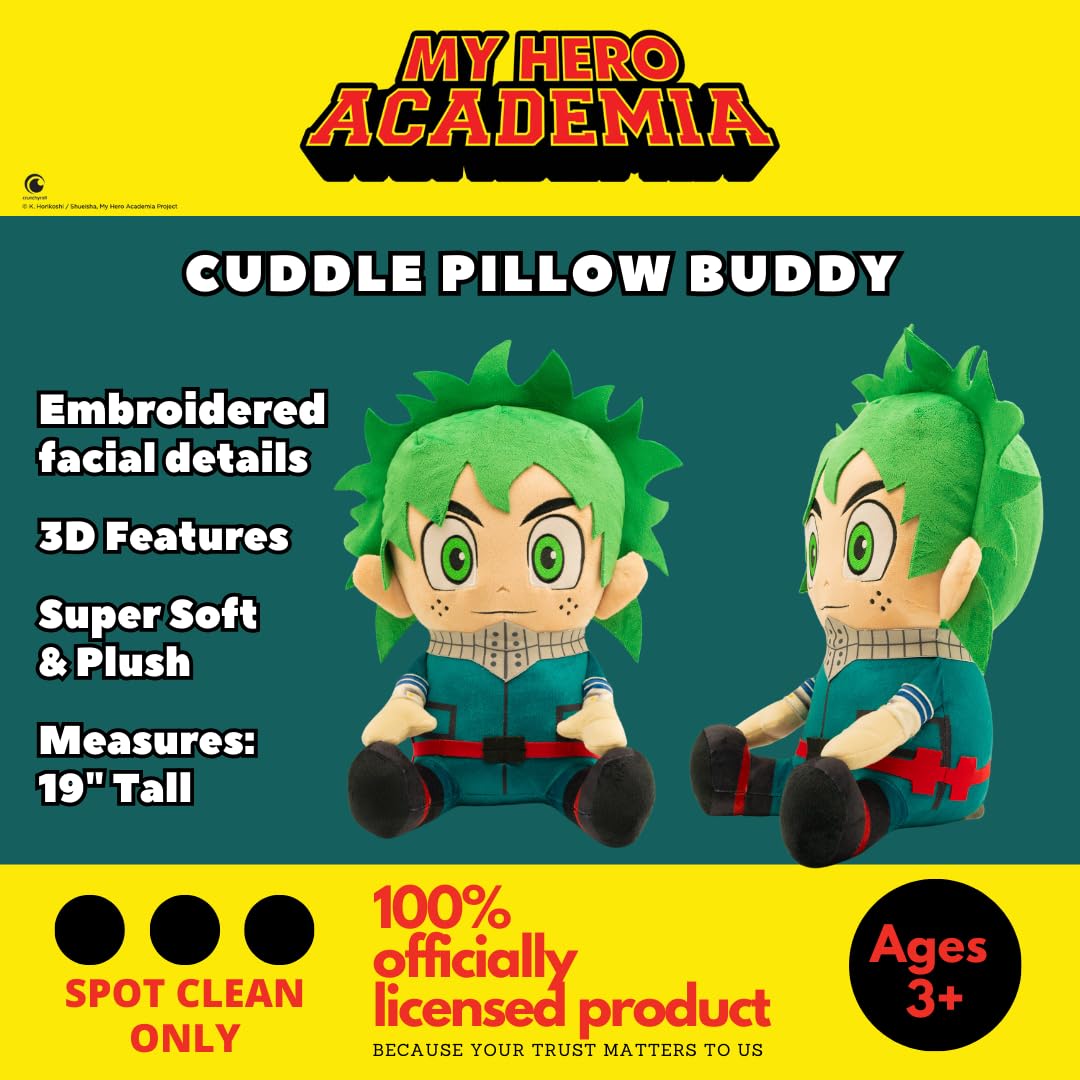 Foto 4 pulgar | Cojín Decorativo de Felpa Franco My Hero Academia - Venta Internacional