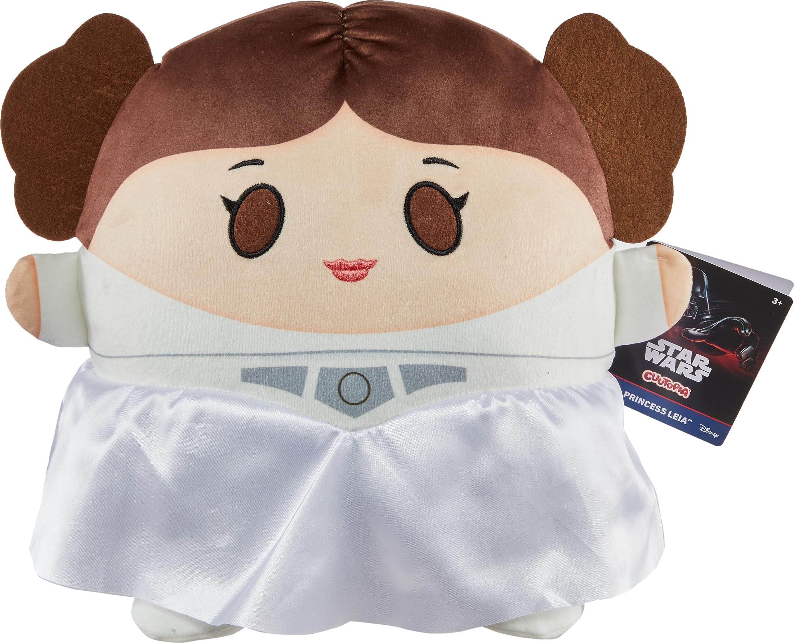 Foto 2 pulgar | Peluche Mattel Princesa Leia Cuutopia Star Wars 25 cm - Venta Internacional