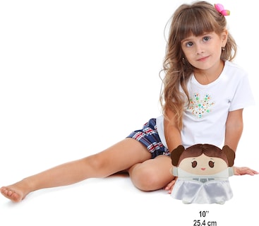 Foto 2 | Peluche Mattel Princesa Leia Cuutopia Star Wars 25 cm - Venta Internacional