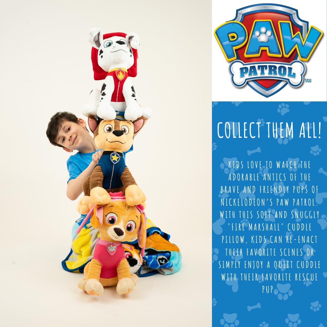 Foto 7 pulgar | Almohada De Felpa Buddy Paw Patrol Marshall Para Niños - Venta Internacional.